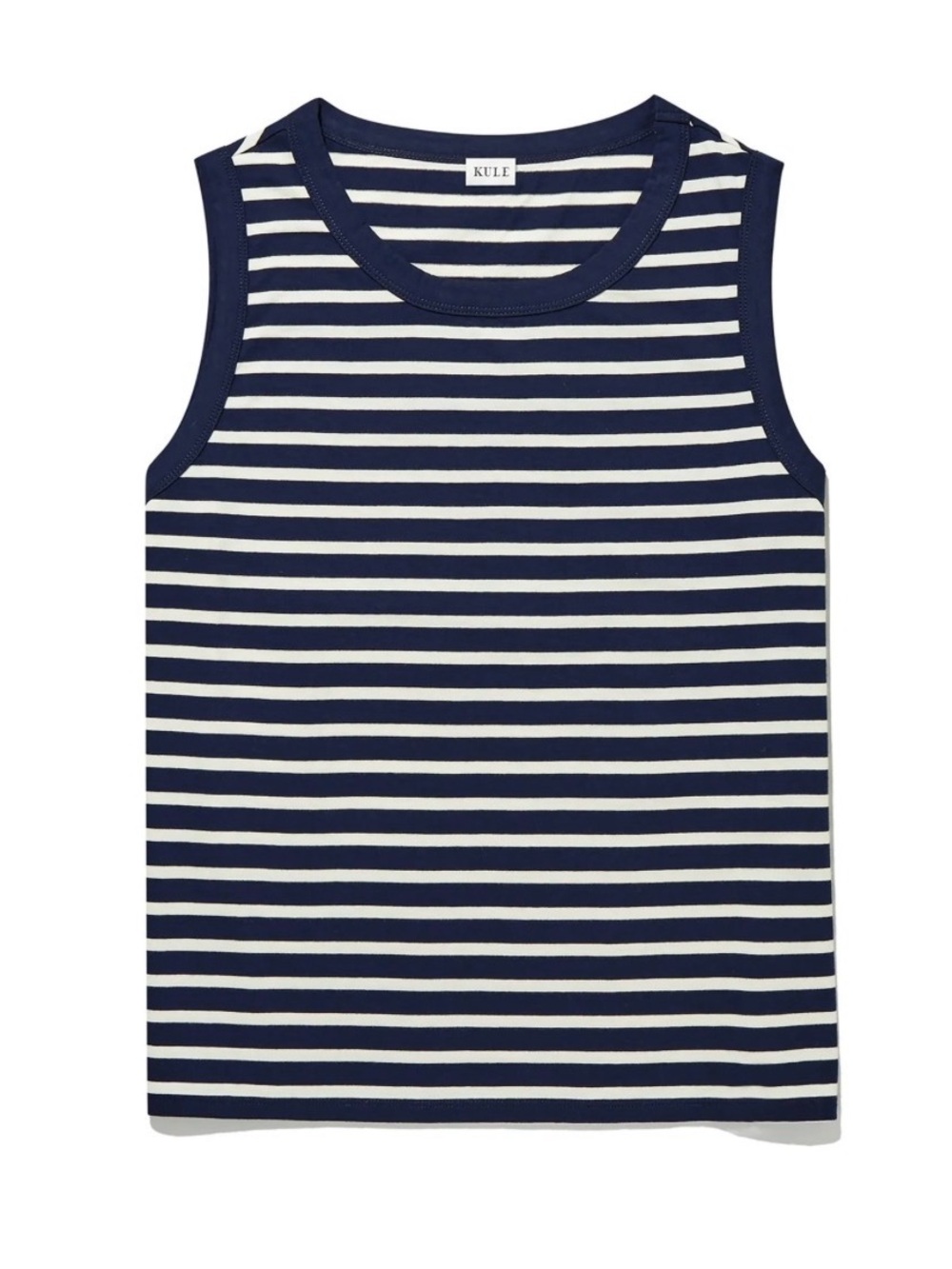 NWT KULE “The Tank” Navy/Cream S